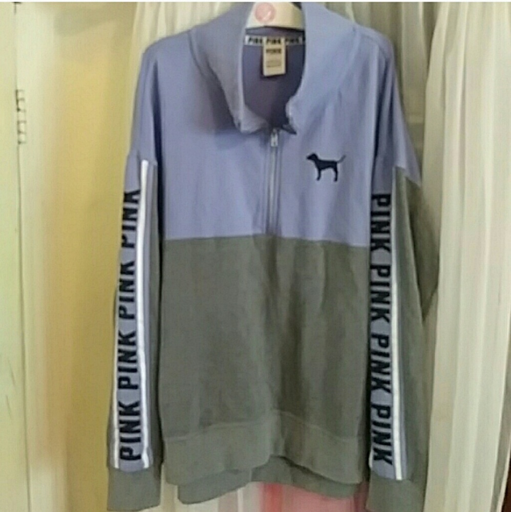 ♡Vs Pink Half Zip♡